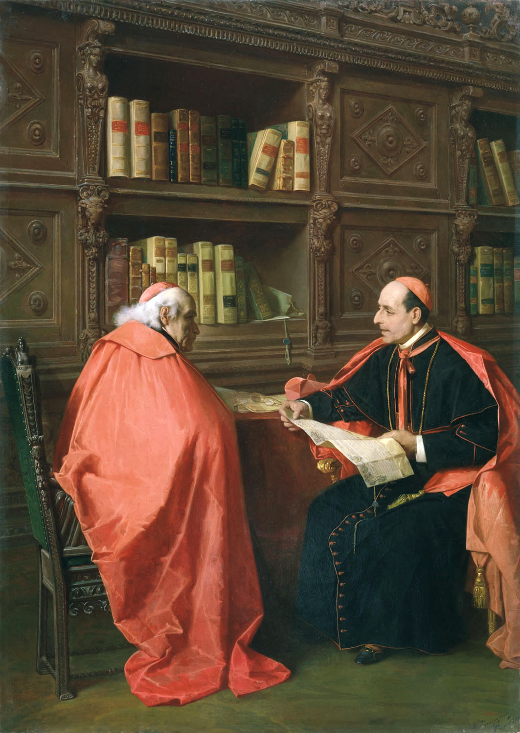 Риццони А.. Совещание кардиналов. 1900