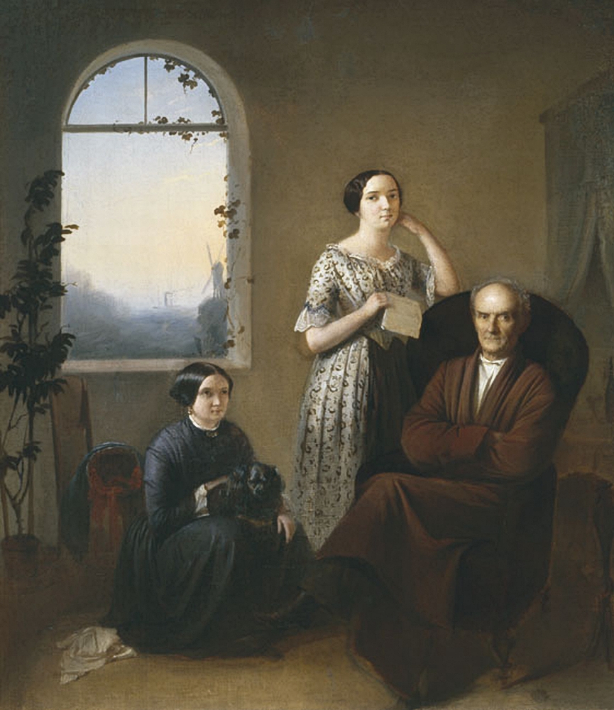 Риццони А.. Семейный портрет. Около 1860