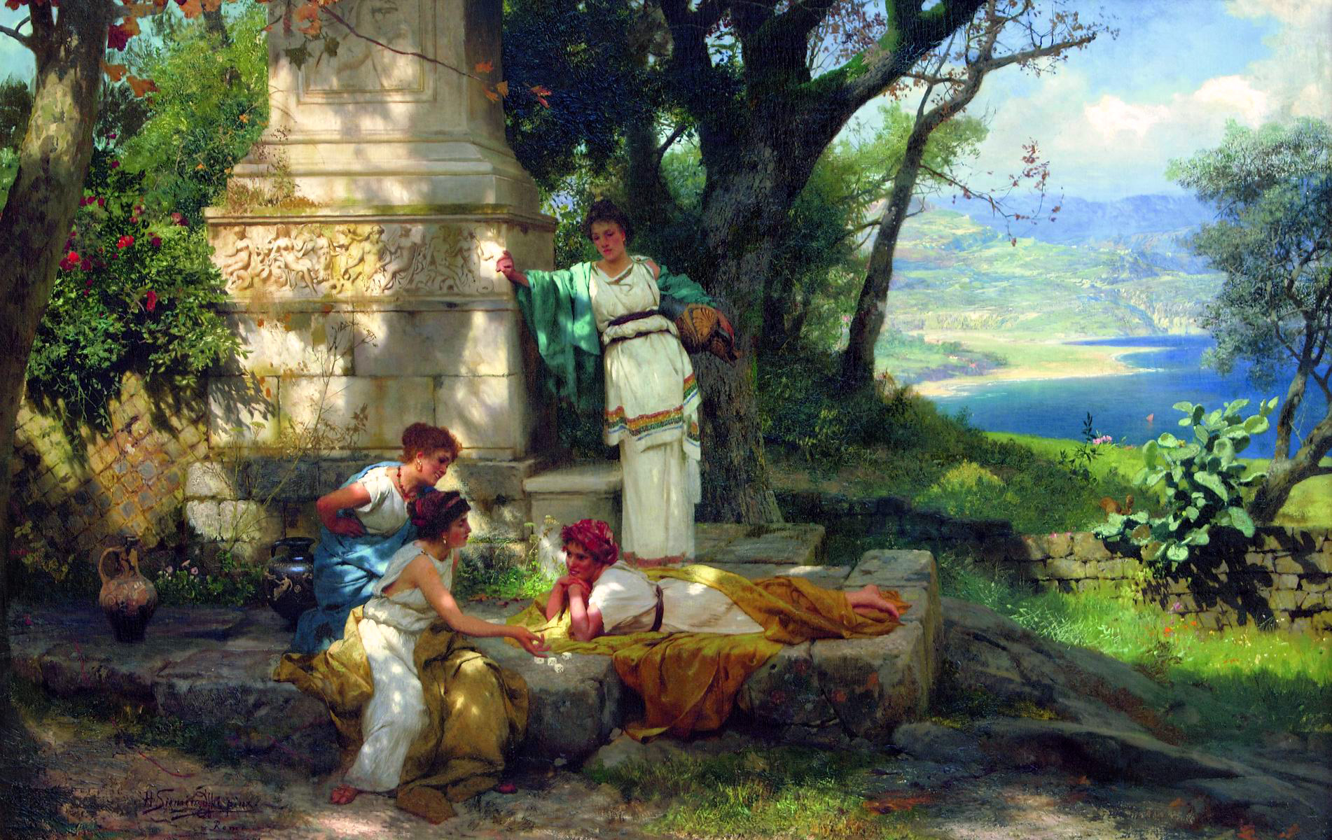 Семирадский. Игра в кости. 1899