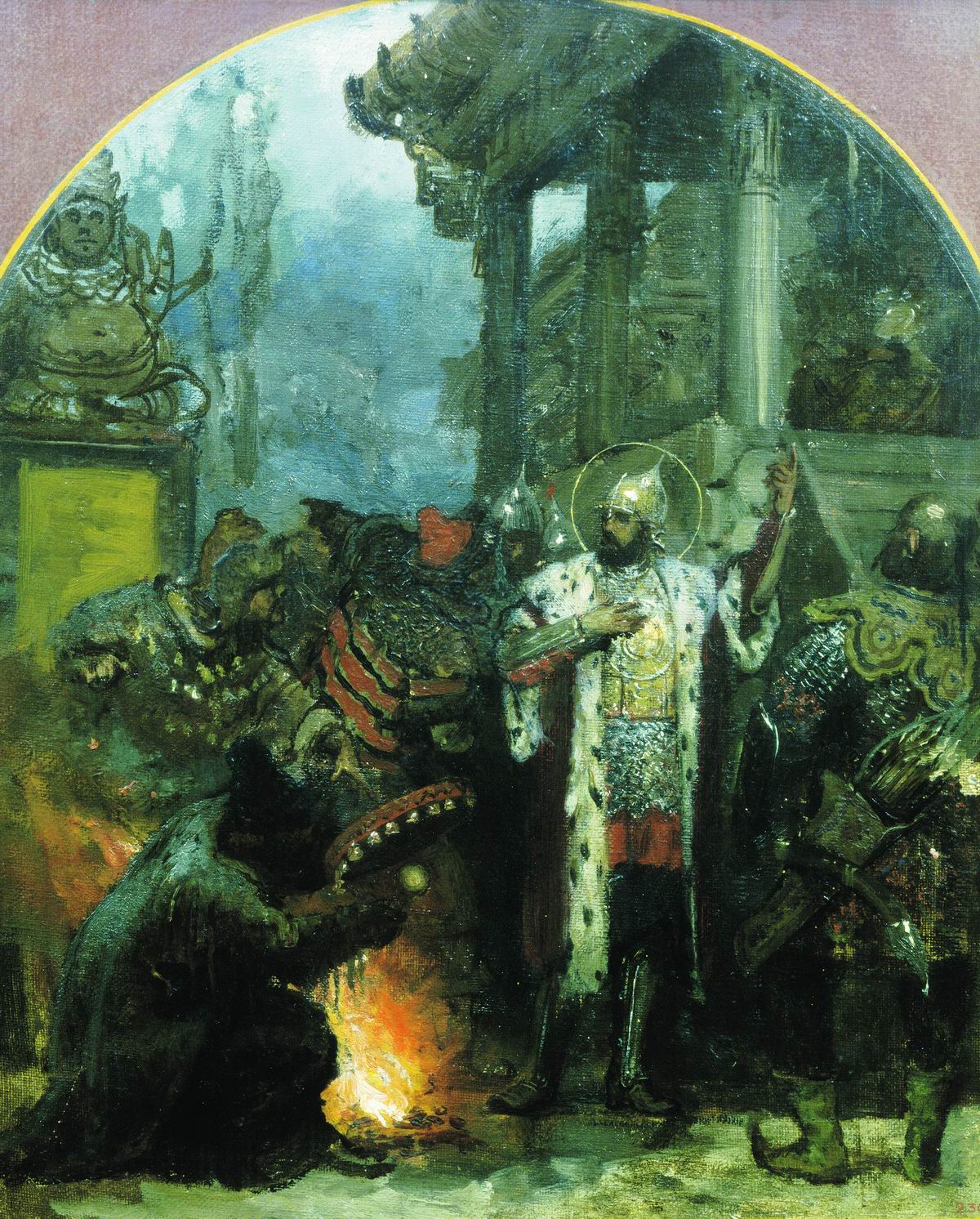 Семирадский. Александр Невский в Орде. 1876