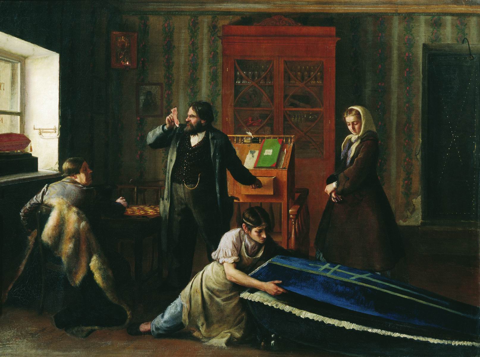 Семирадский. В лавке гробовщика. 1860-е