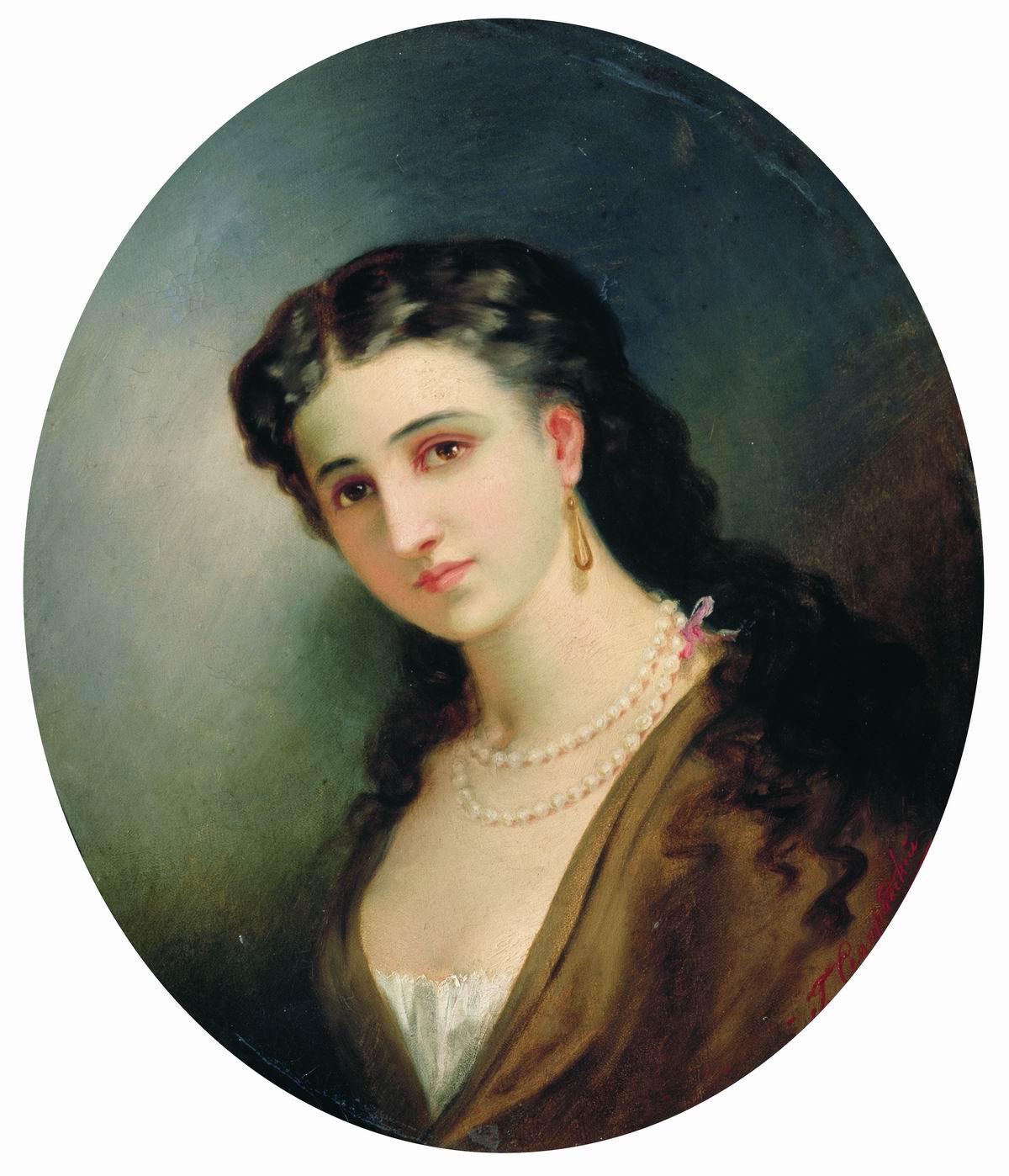Семирадский. Женский портрет. 1866