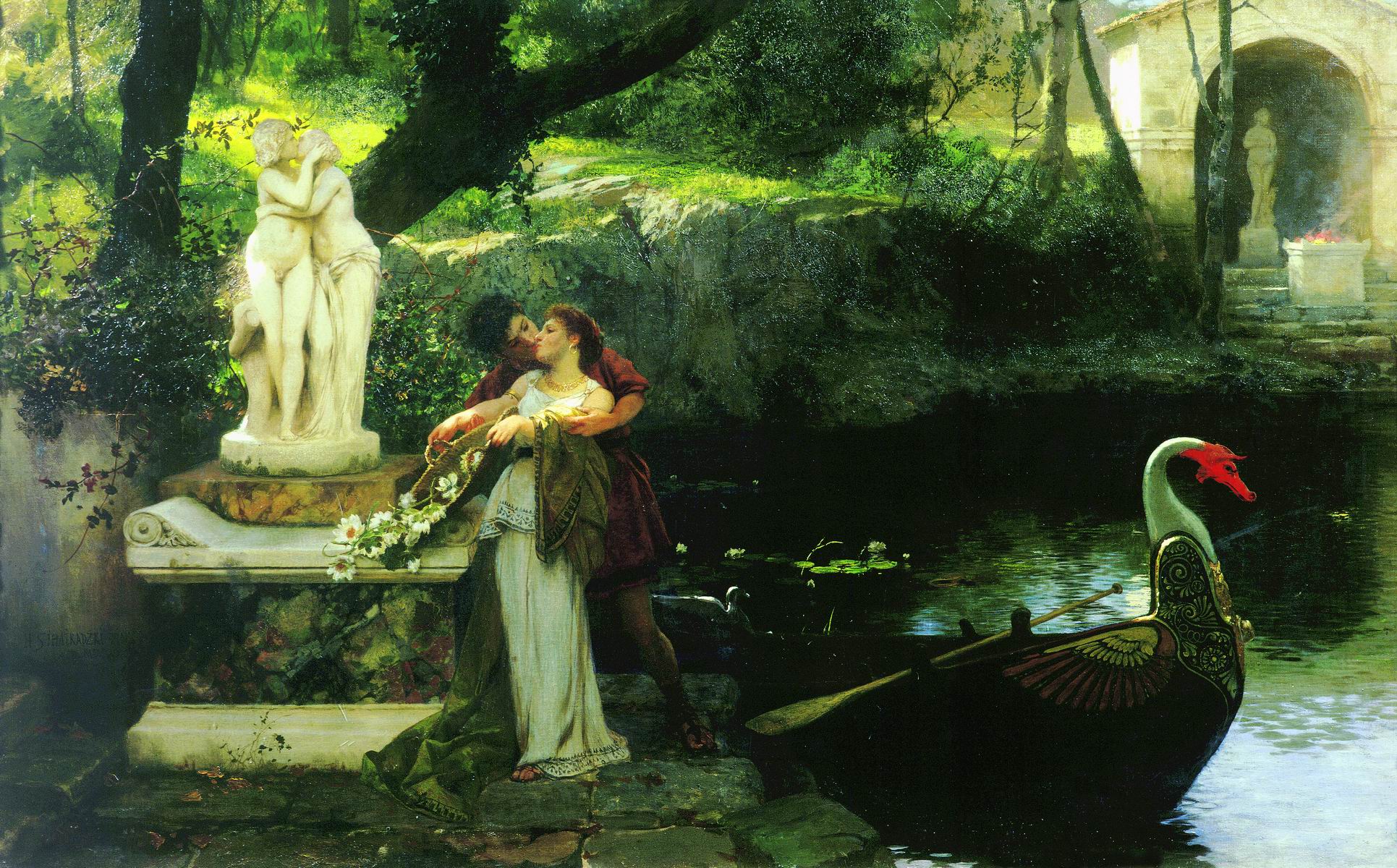 Семирадский. По примеру богов. 1879