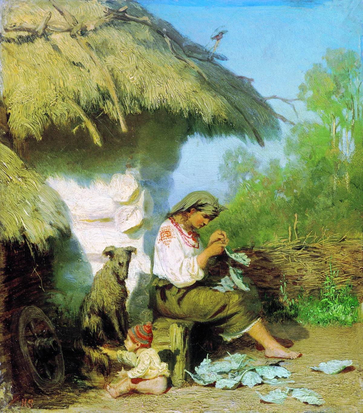 Семирадский. Сельская идиллия. 1886 (?)