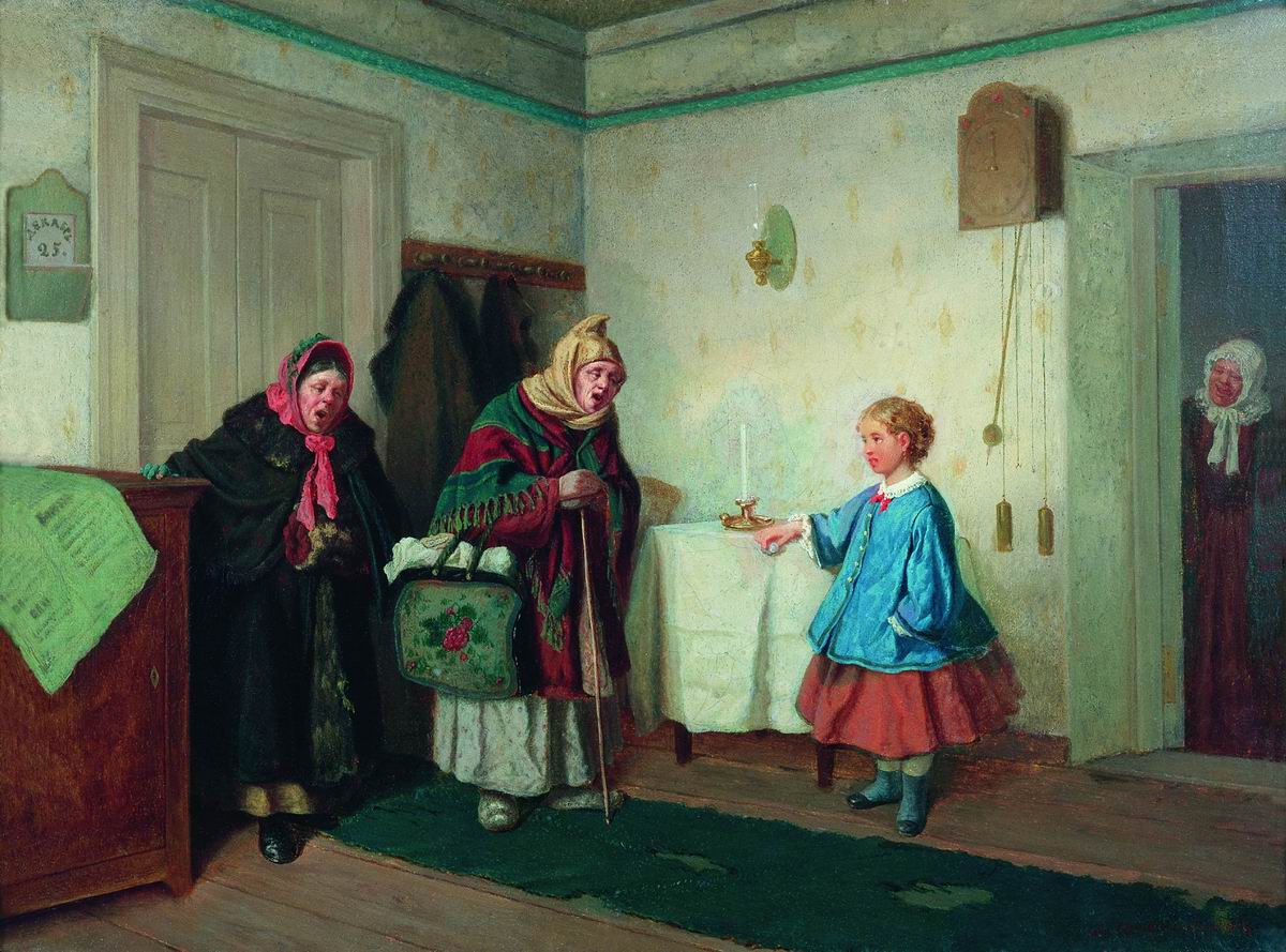 Соломаткин. Славильщицы. 1868