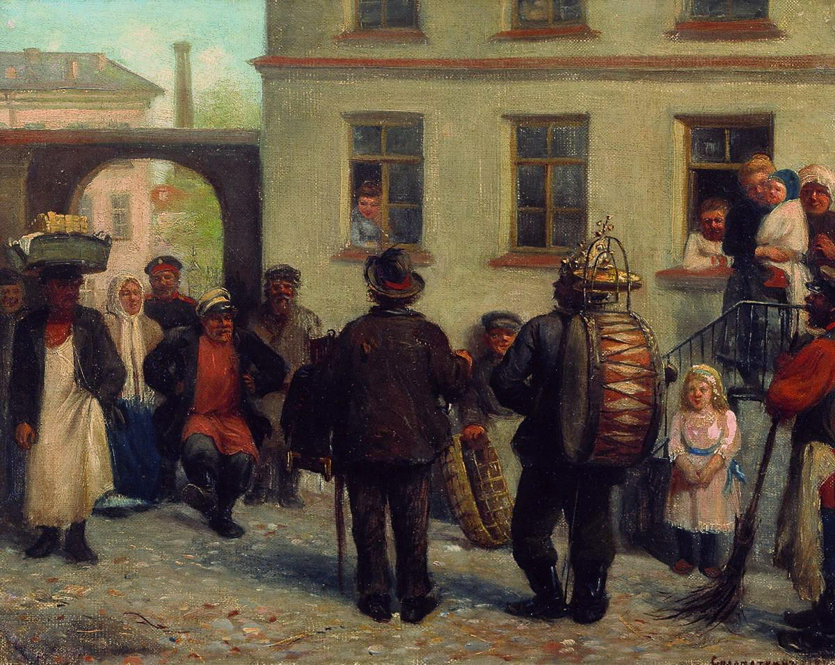 Соломаткин. Бродячие музыканты. 1870-е