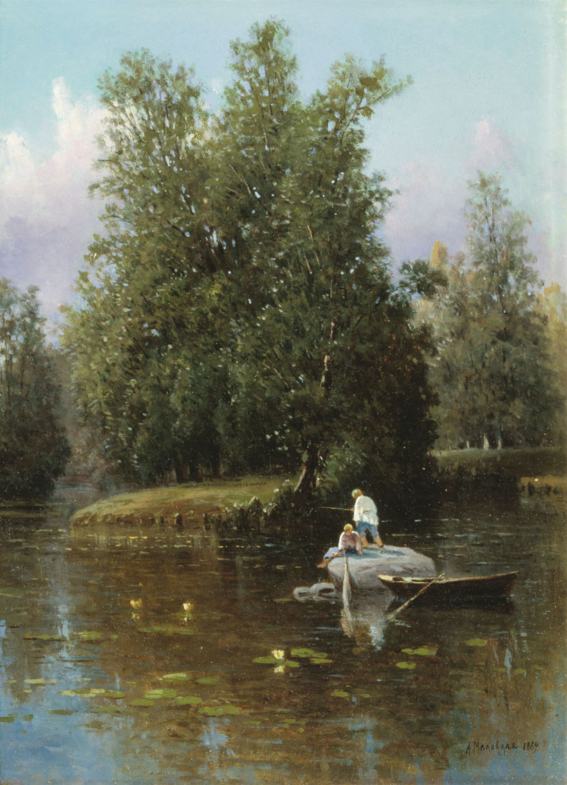 Маковская А.. В окрестностях Петербурга. 1884