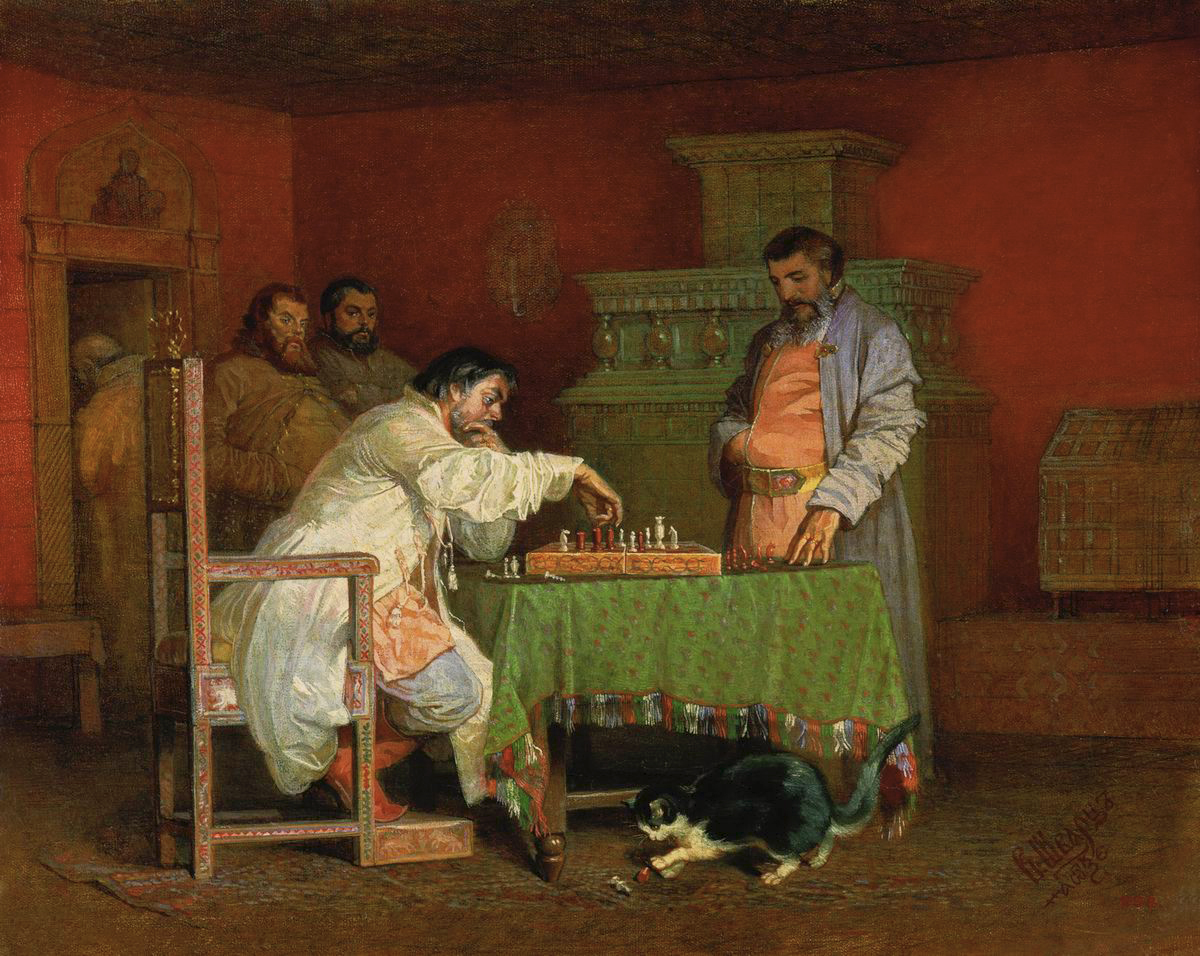 Шварц. Сцена из домашней жизни русских царей (Игра в шахматы). 1865
