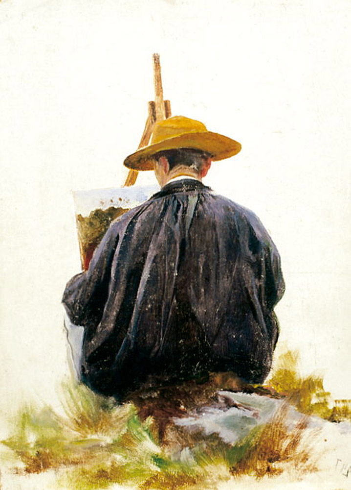 Шварц. Художник на этюдах. 1867