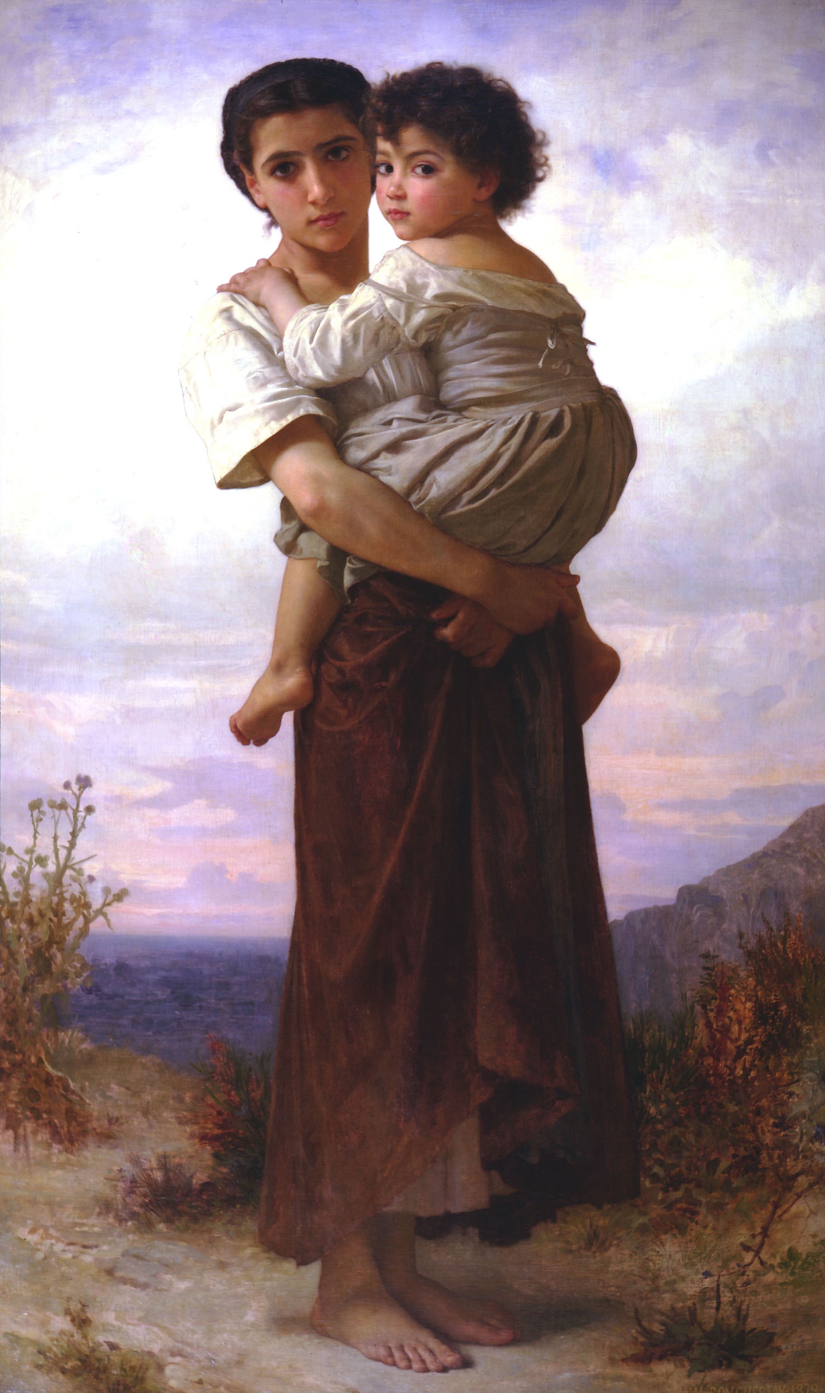Бугро. Маленькие цыгане. 1879