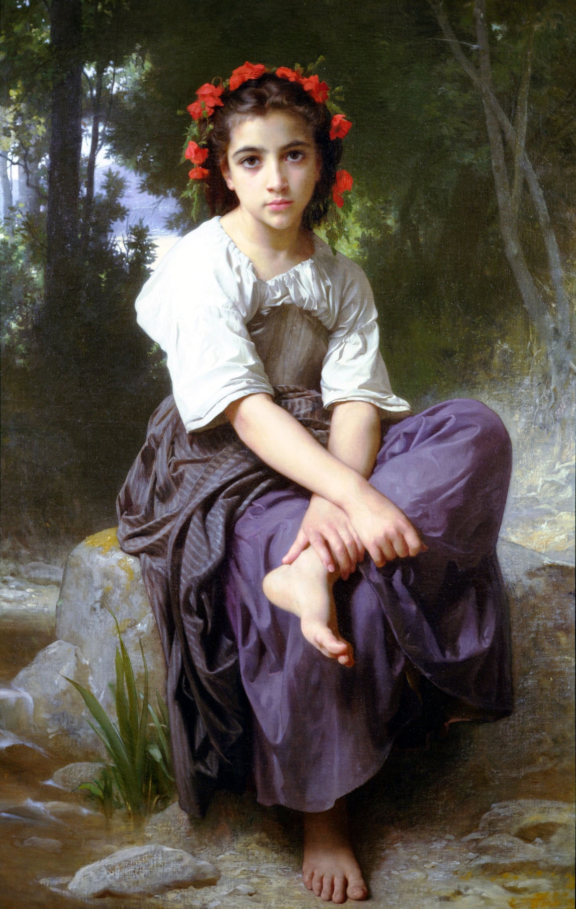 Бугро. У ручья. 1875