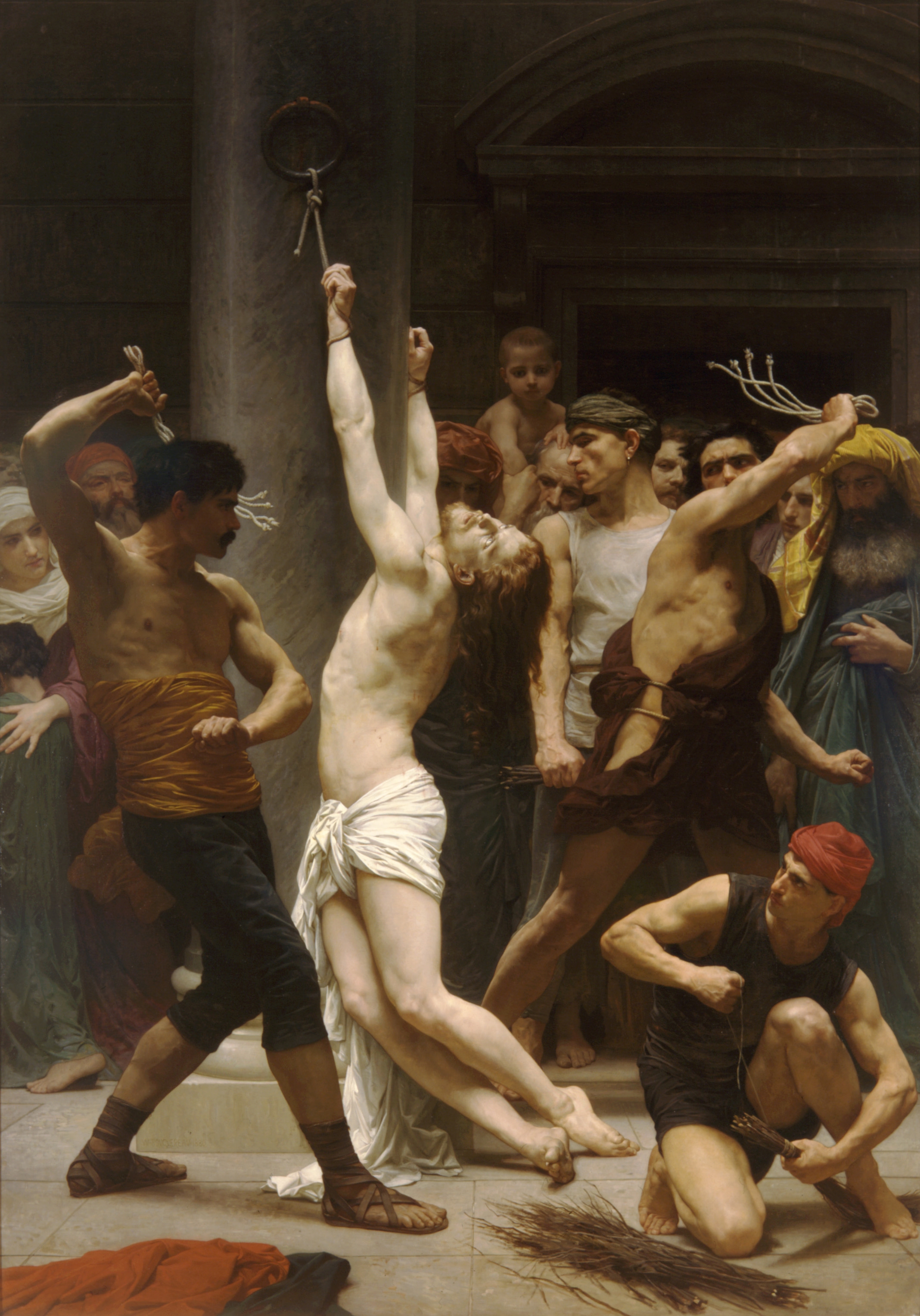 Бугро. Бичевание Христа. 1880