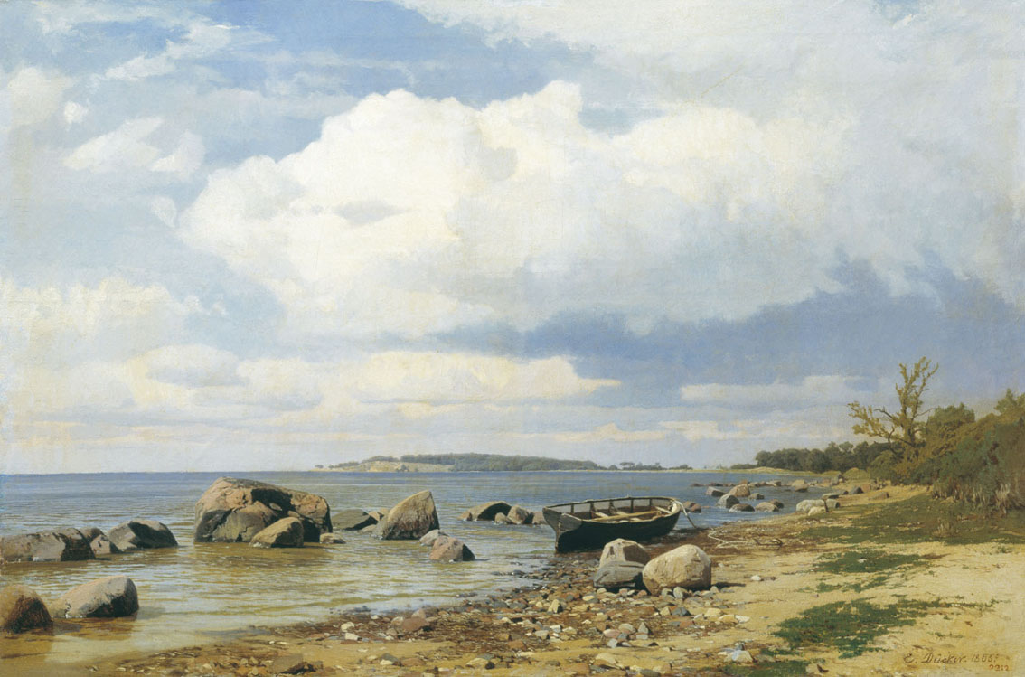 Дюккер. Морской берег (Остров Рюген). 1865