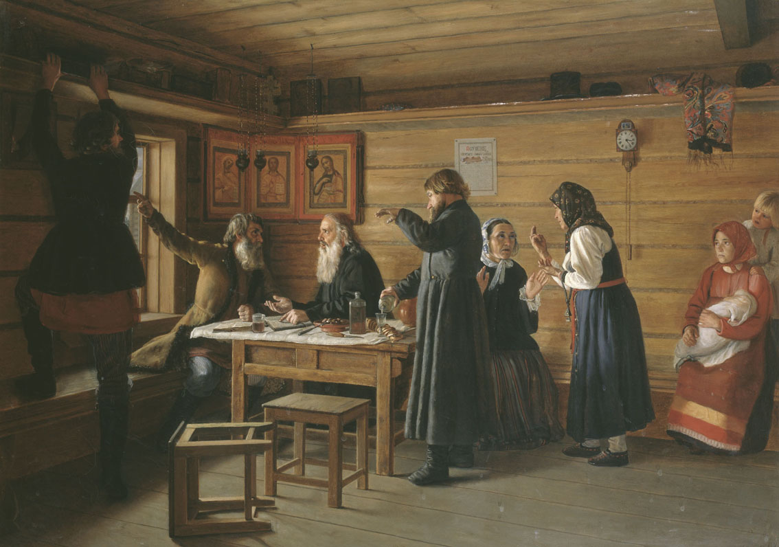 Жуков. Спор о вере. 1867