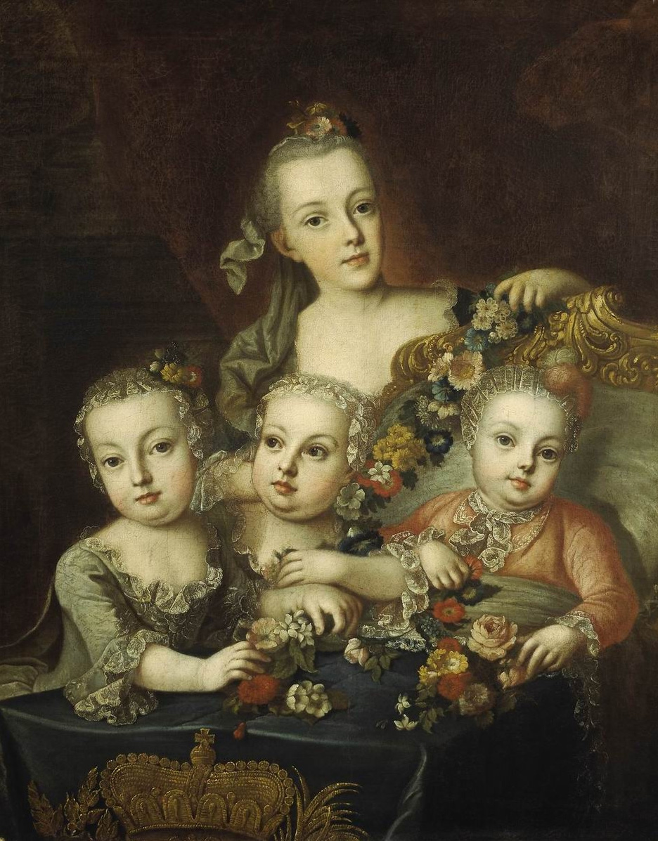 Антропов. Портрет детей автрийской императрици Марии Терезии. 1760