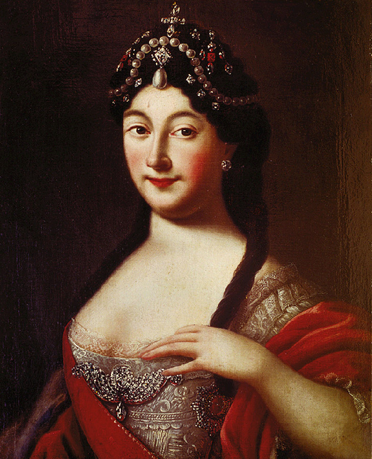 Антропов. Портрет цесаревны Анны Петровны. 1750-е - 1760-е