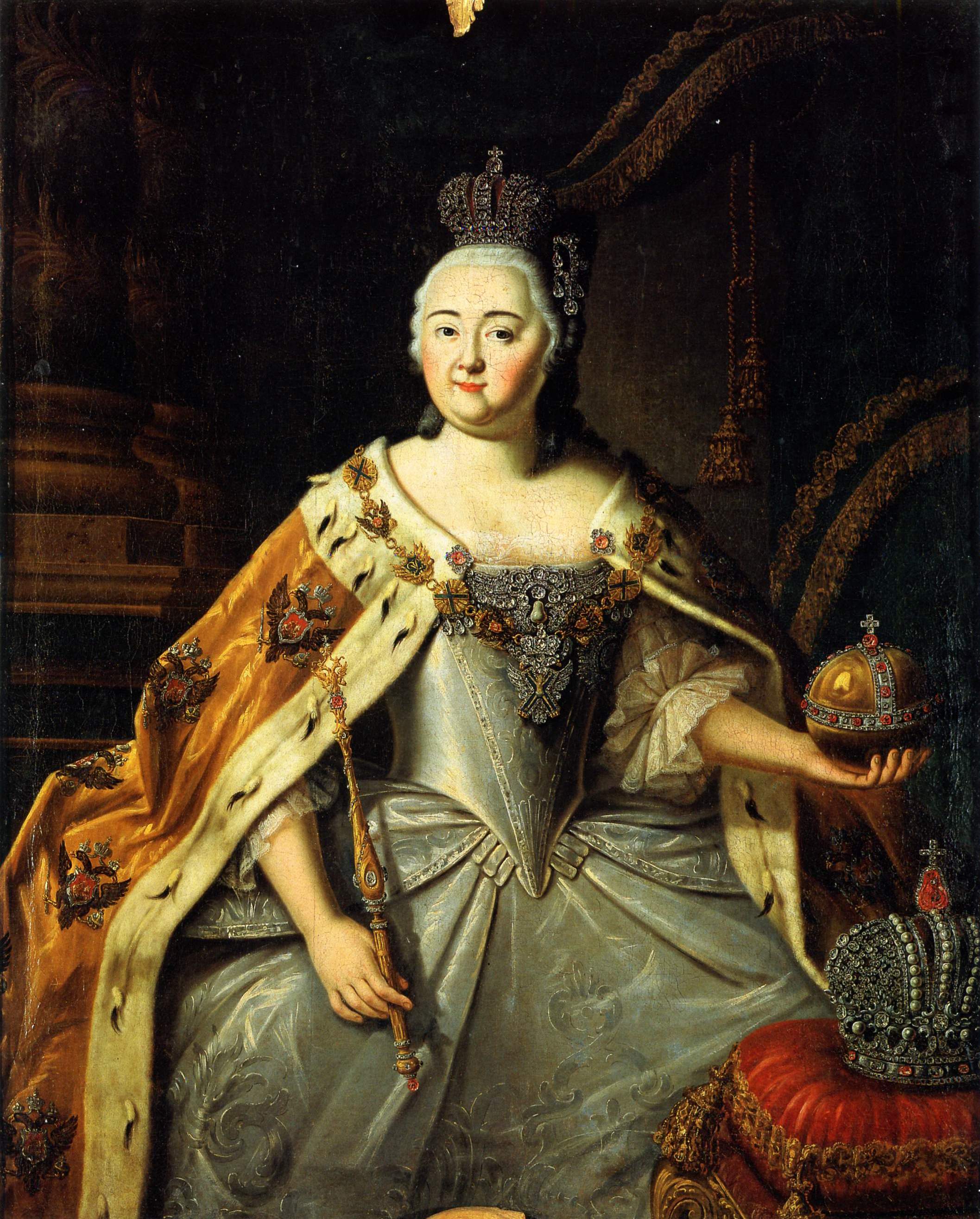 Антропов. Портрет императрицы Елизаветы Петровны . 1753