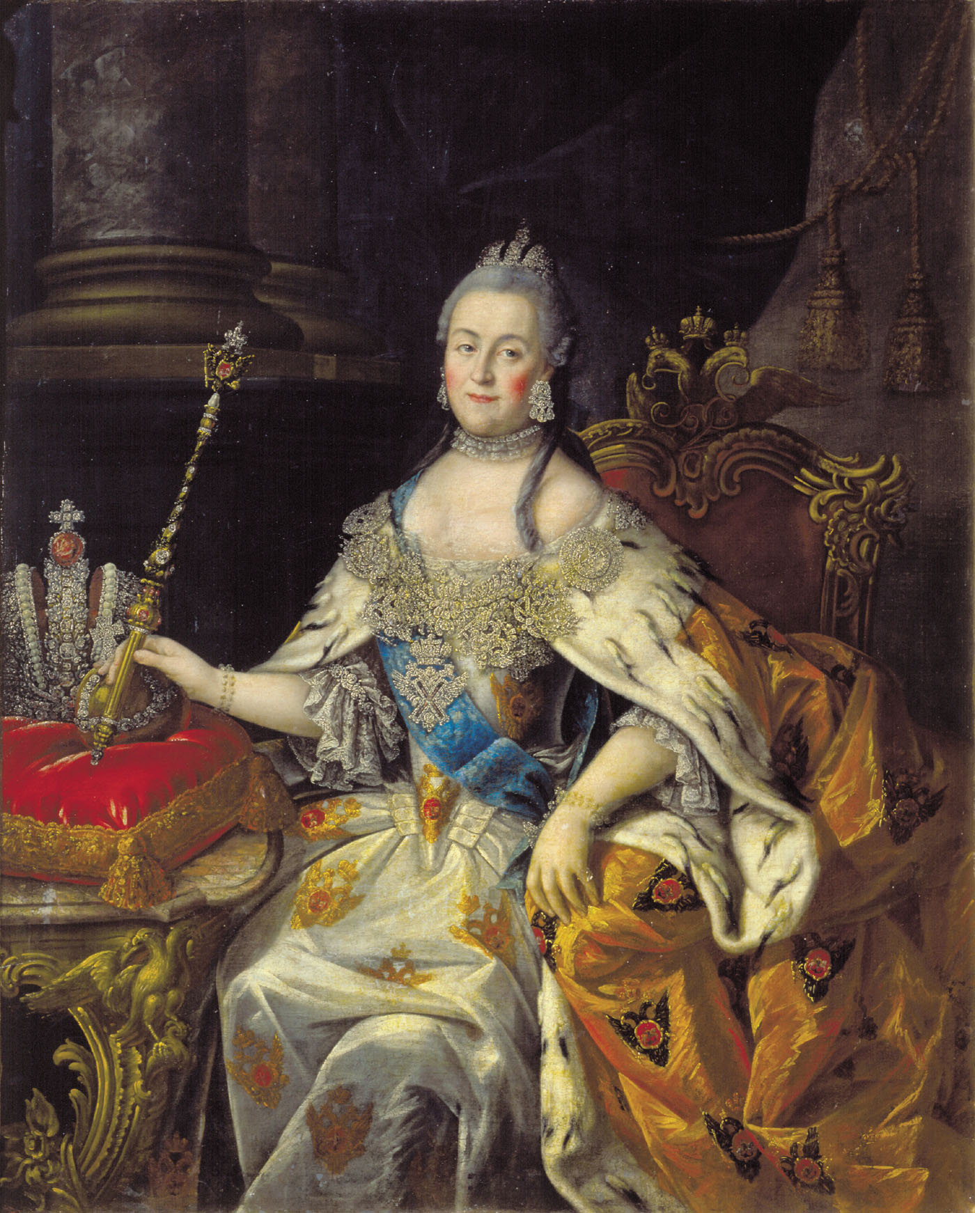 Антропов. Портрет Екатерины II. 1766
