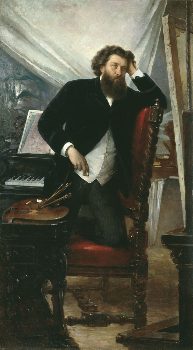 Буров. Портрет художника К.Н.Воронова. 1890