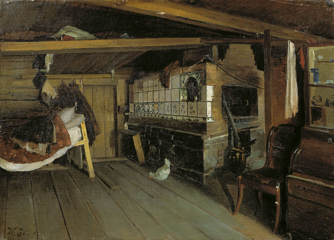 Эллерт. В избе