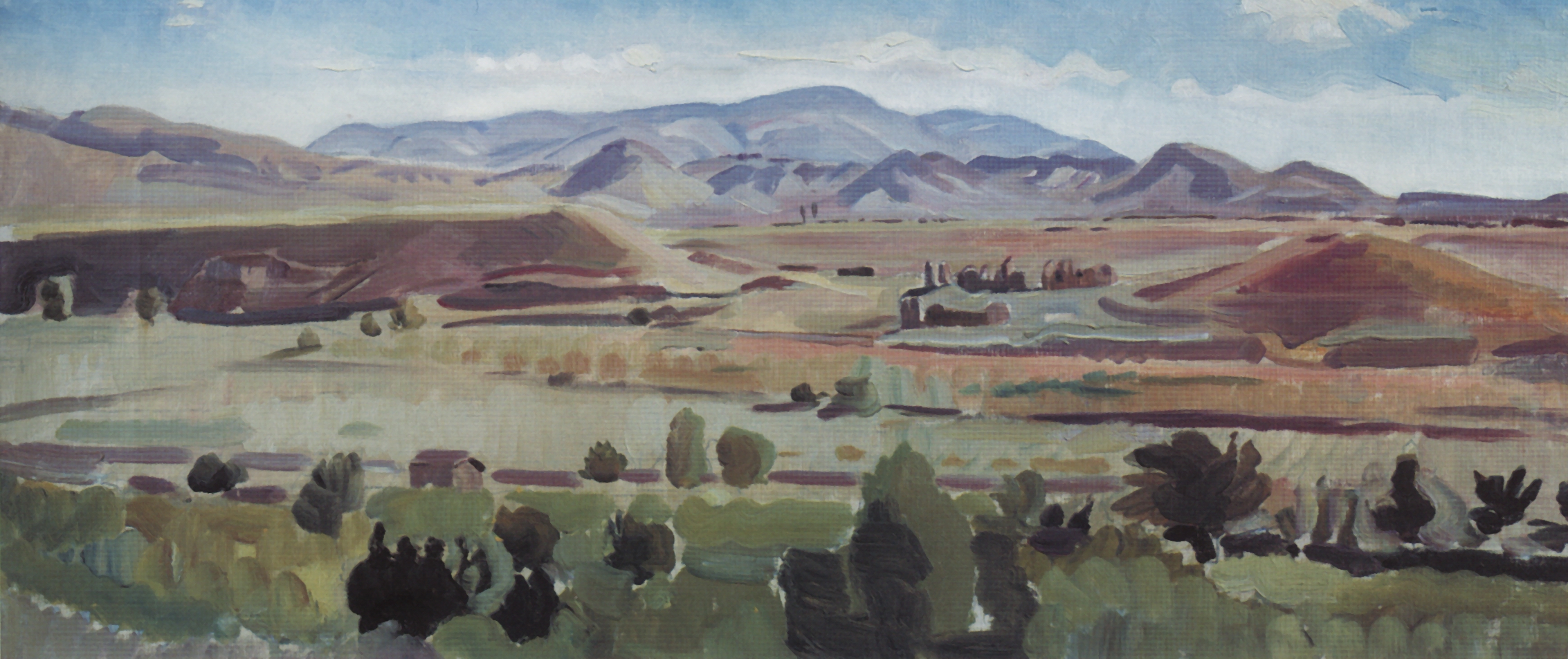 Богаевский. Вид Судака. 1930-е