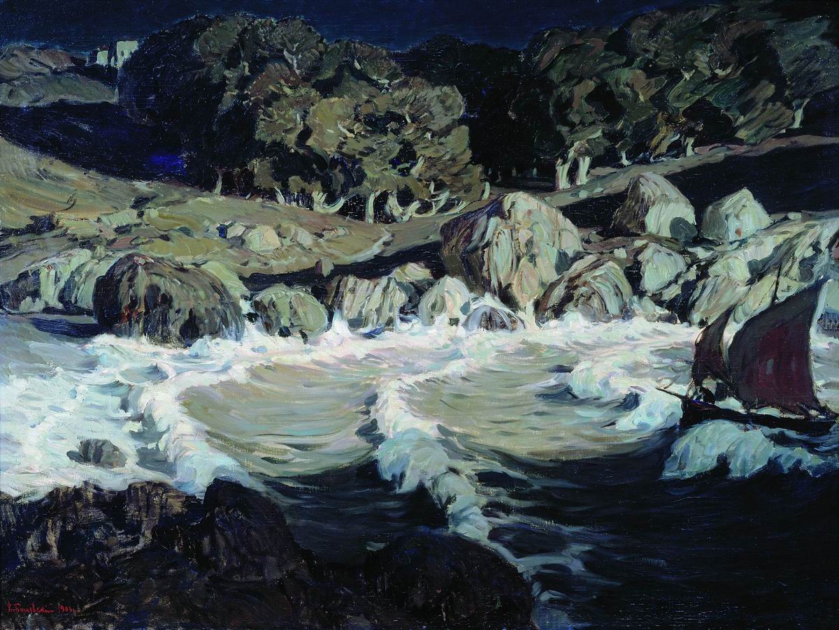 Богаевский. Ночь у моря. 1903