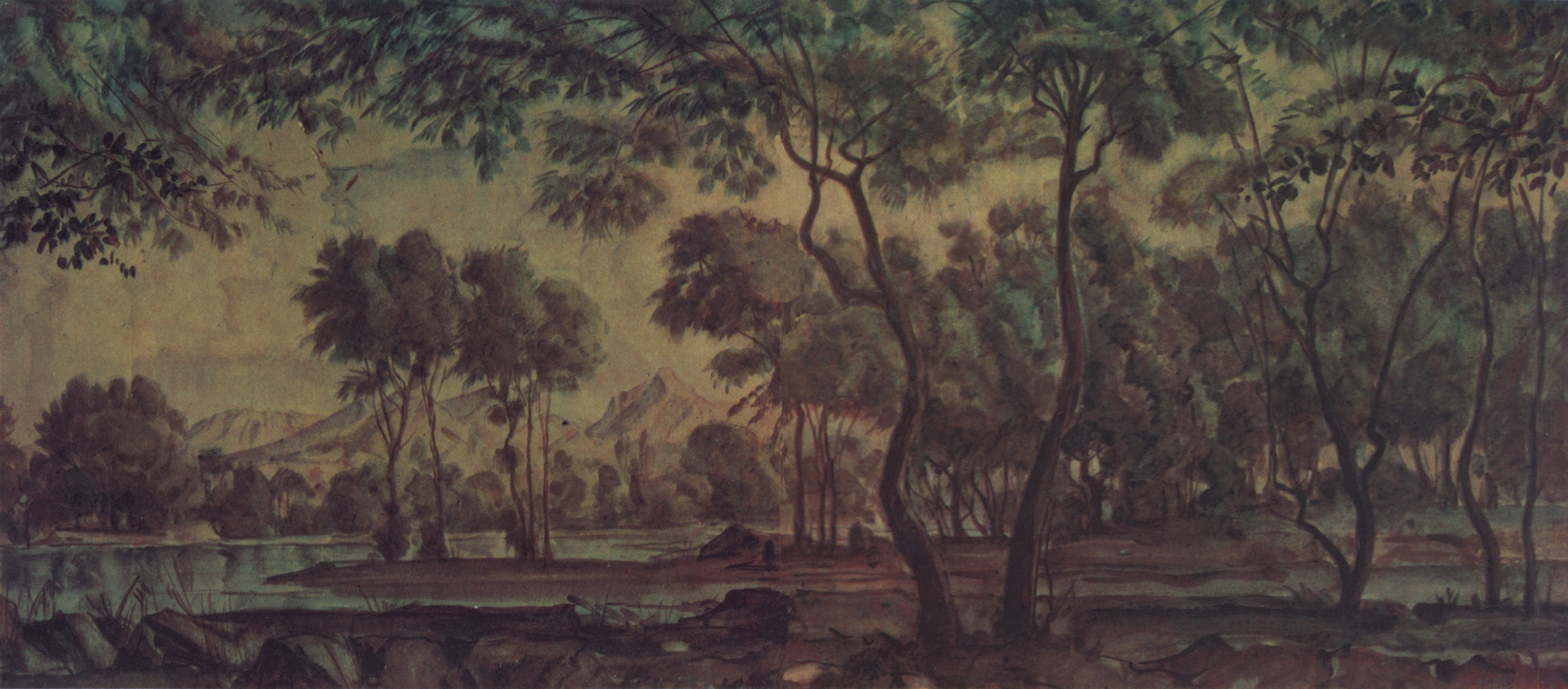 Богаевский. Пейзаж. 1928