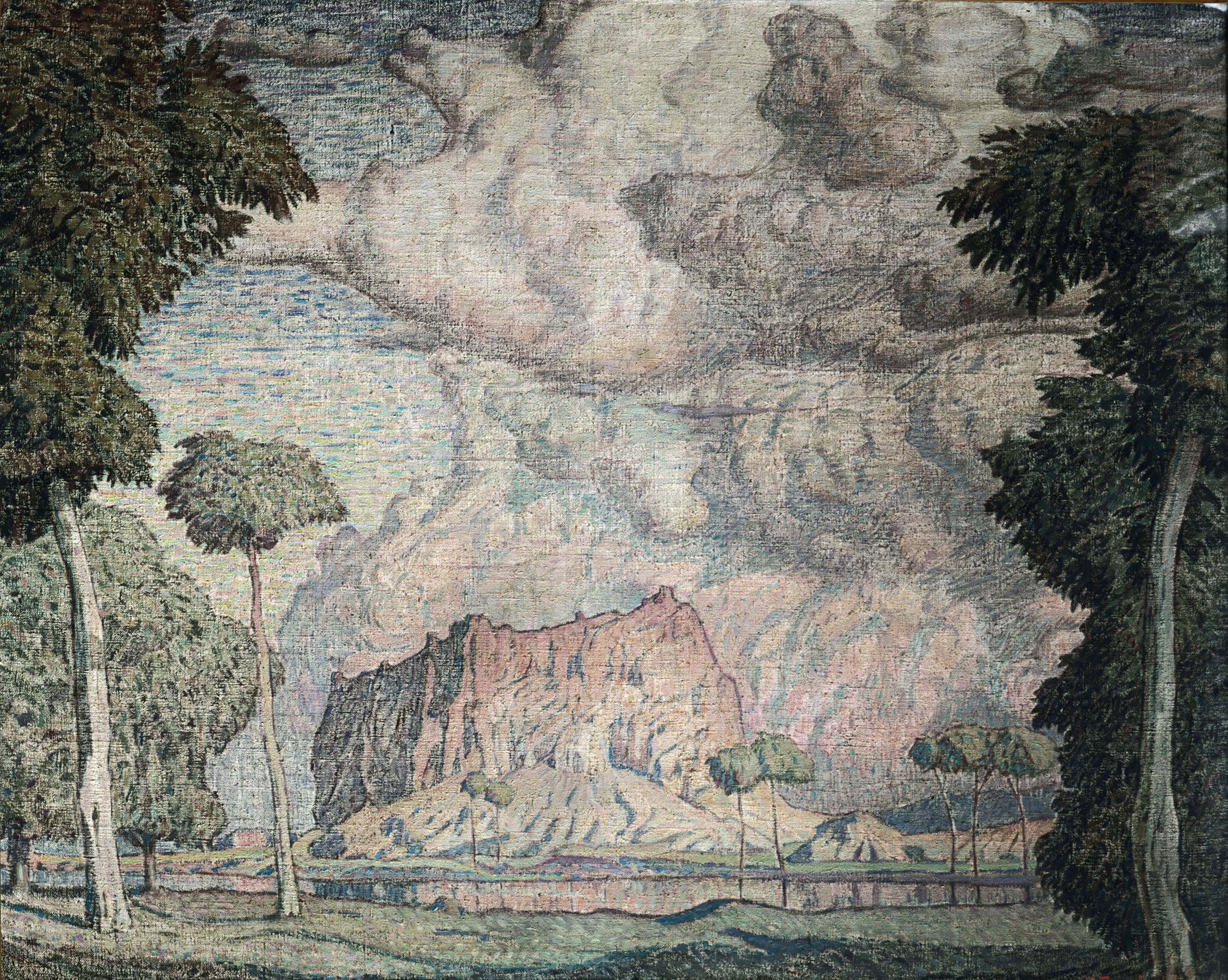 Богаевский. Утро. Розовый гобелен. 1906