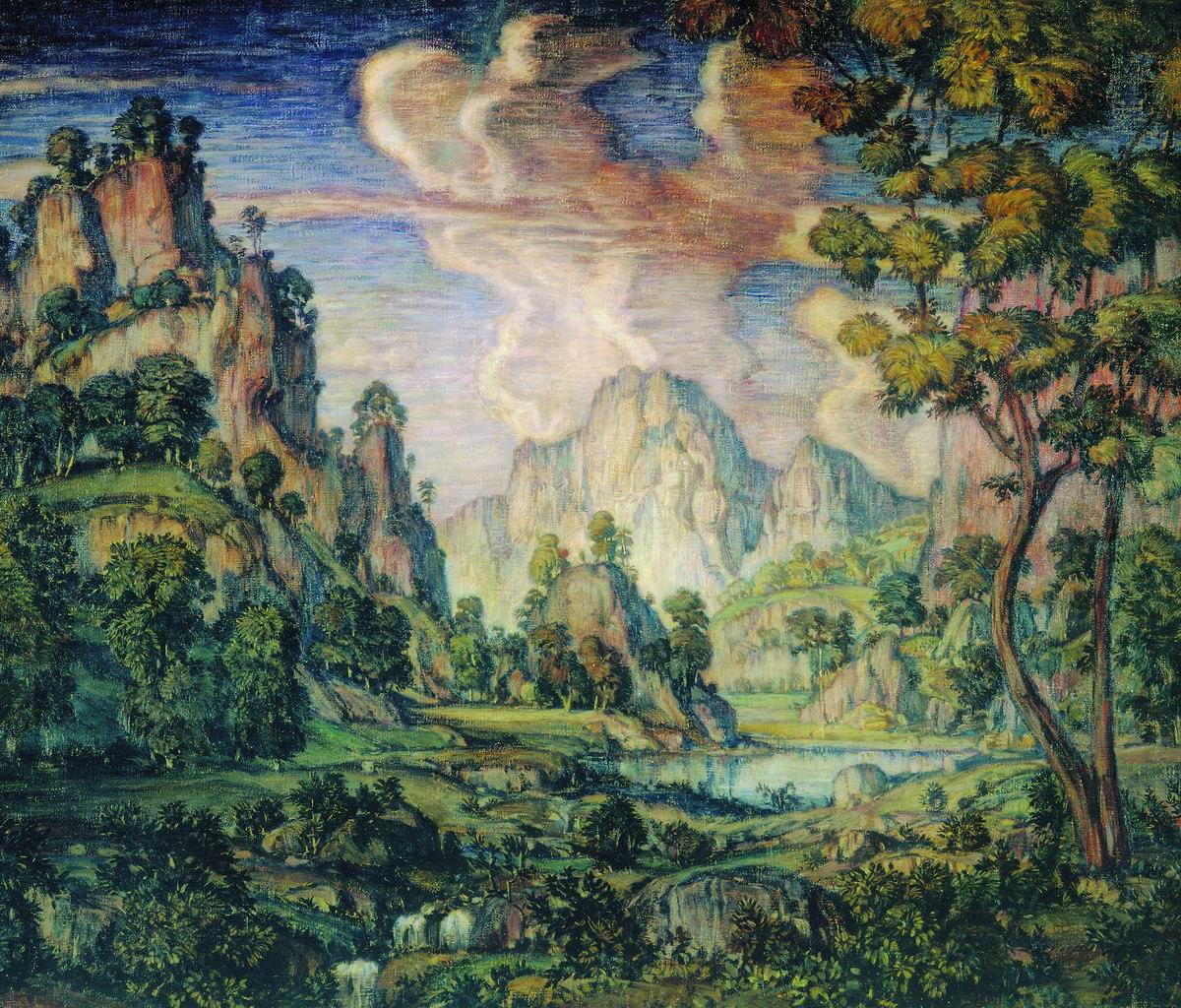 Богаевский. Классический пейзаж. 1910