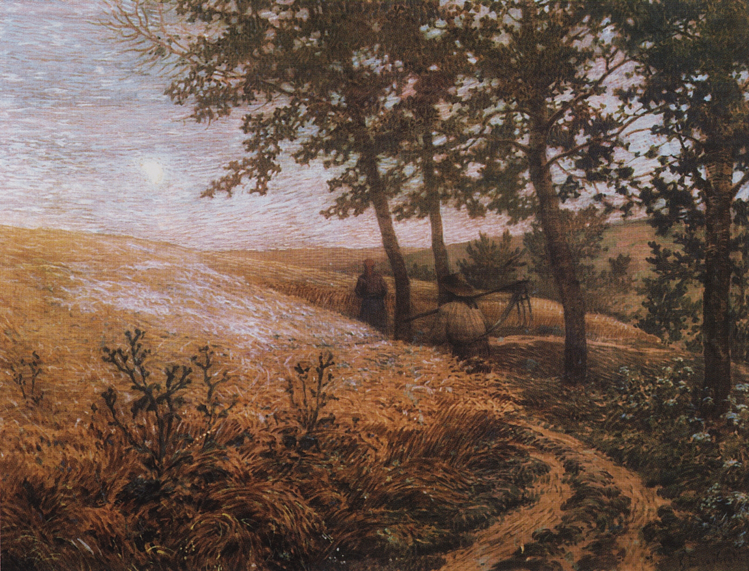 Богаевский. Вечерний пейзаж. 1907