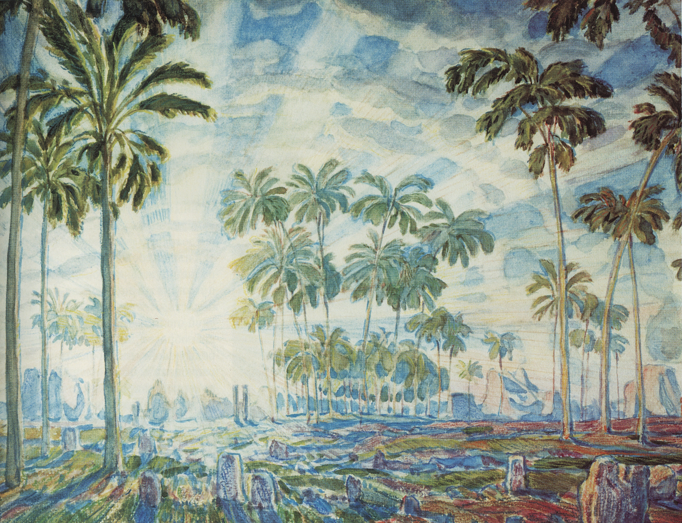 Богаевский. Пальмы. 1908