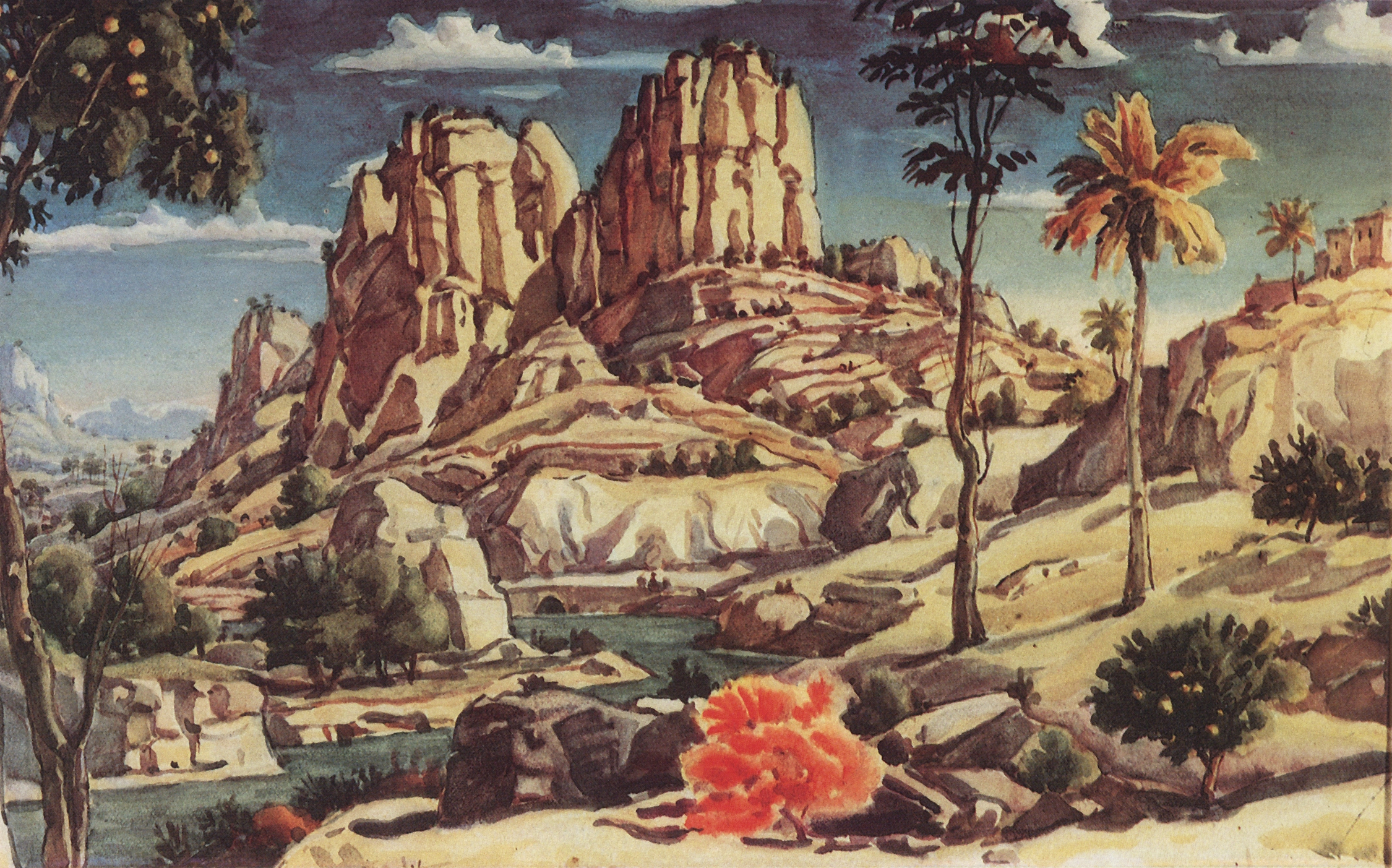 Богаевский. Воспоминание о Мантенье. 1942