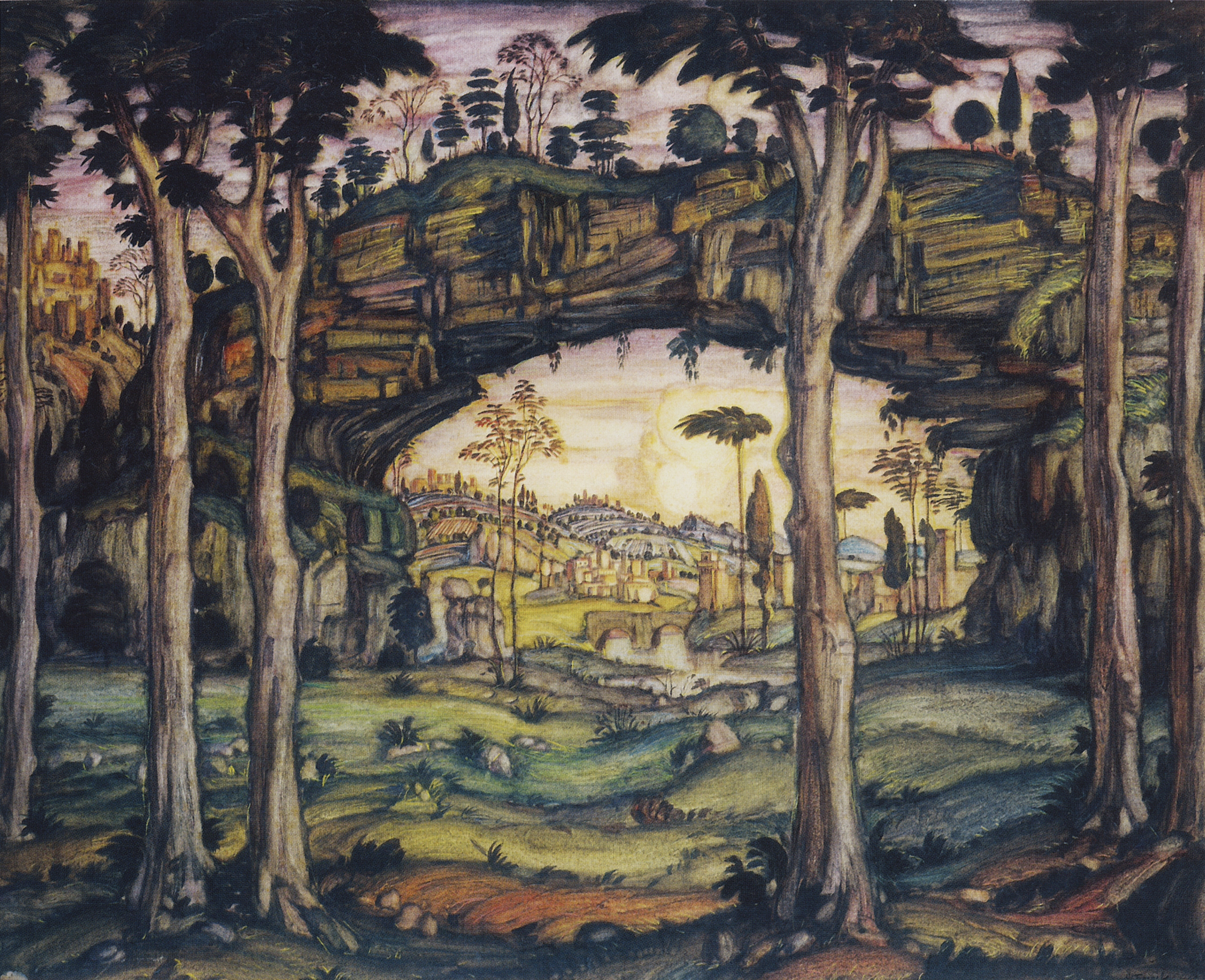 Богаевский. Итальянский пейзаж. 1911