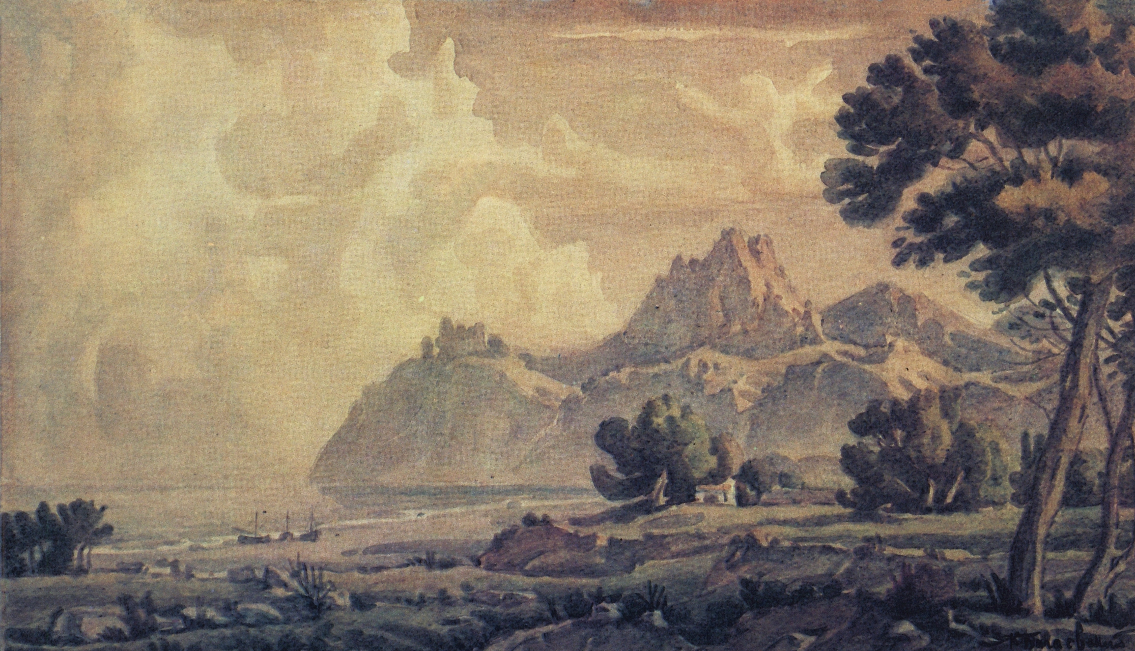 Богаевский. После дождя. 1938