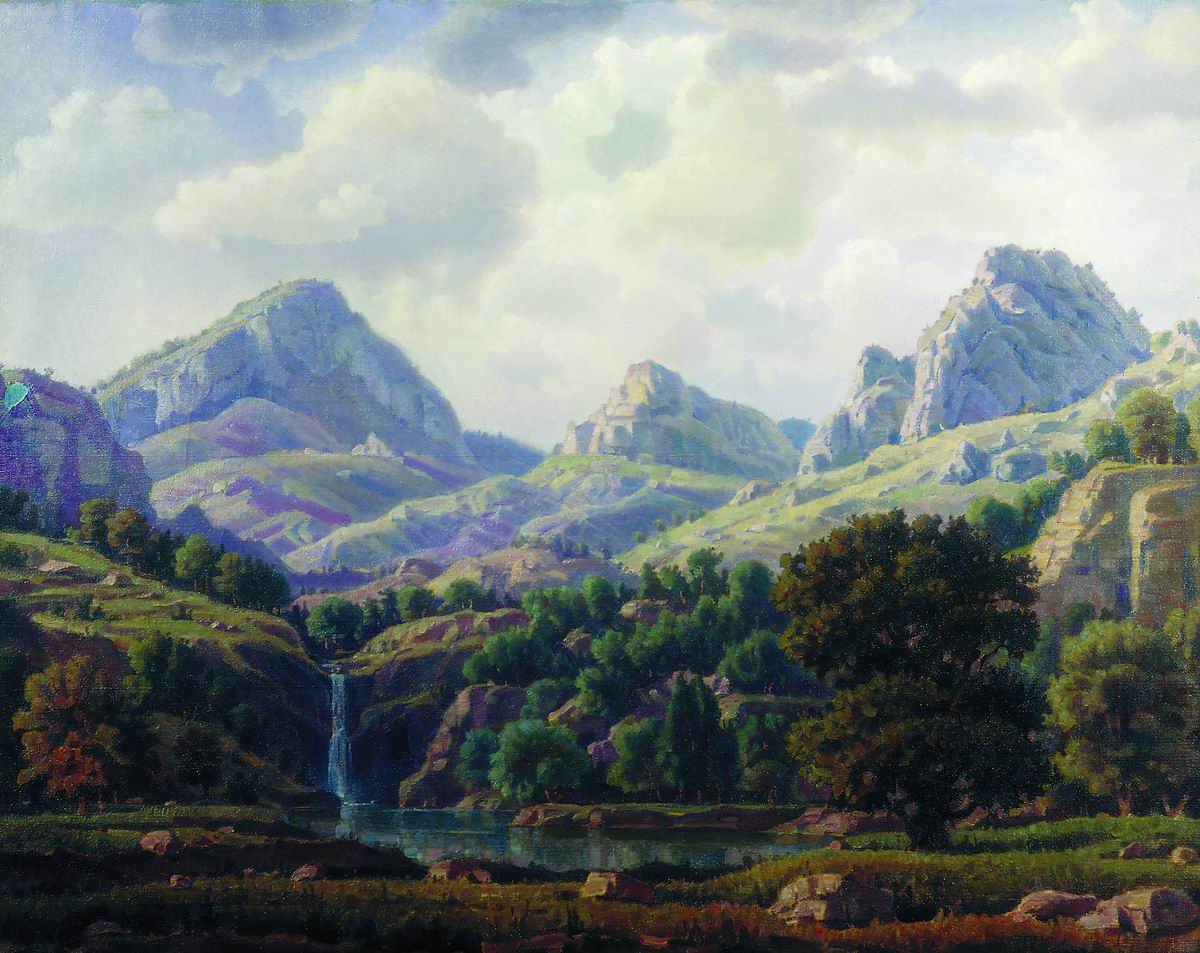 Богаевский. Горный пейзаж. 1940