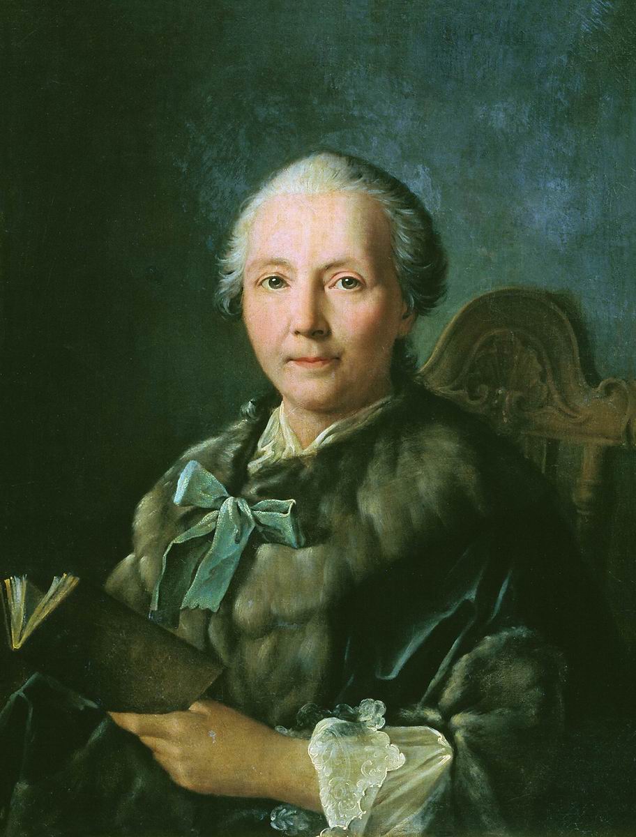 Аргунов И.. Портрет Хрипуновой, жены Козьмы Аксентьевича Хрипунова. 1757