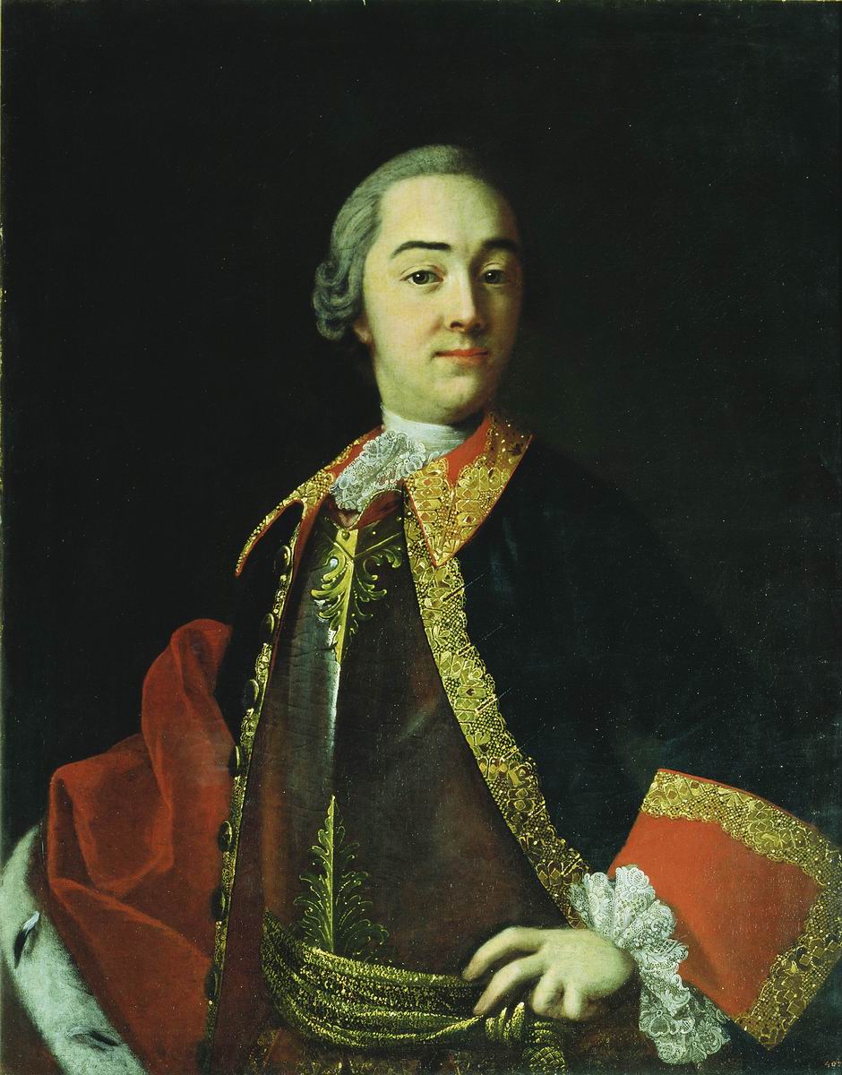 Аргунов И.. Портрет князя Ивана Ивановича Лобанова-Ростовского. 1750
