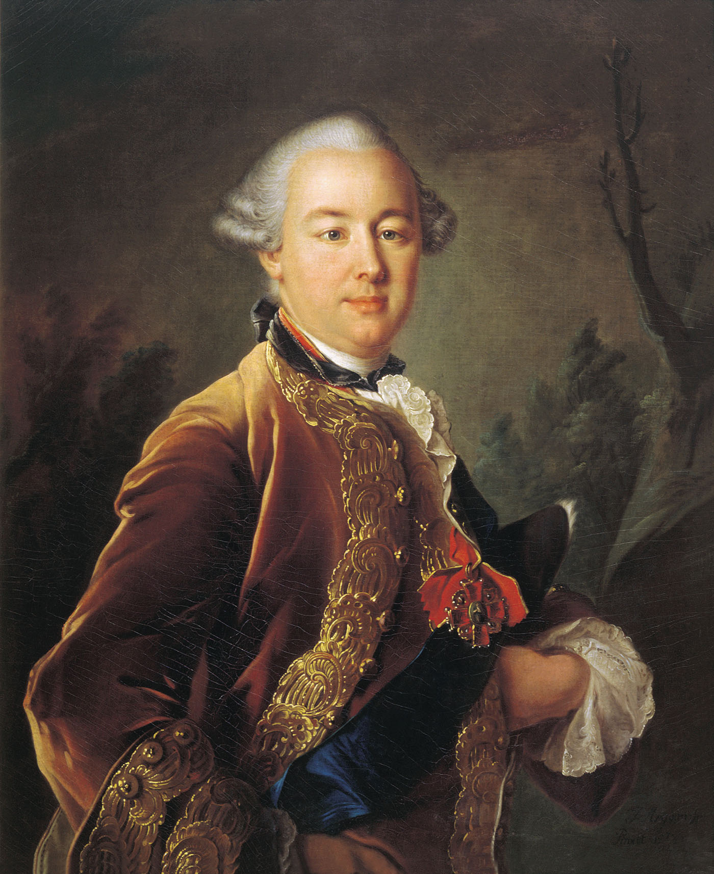 Аргунов И.. Портрет графа Петра Борисовича Шереметева. 1760