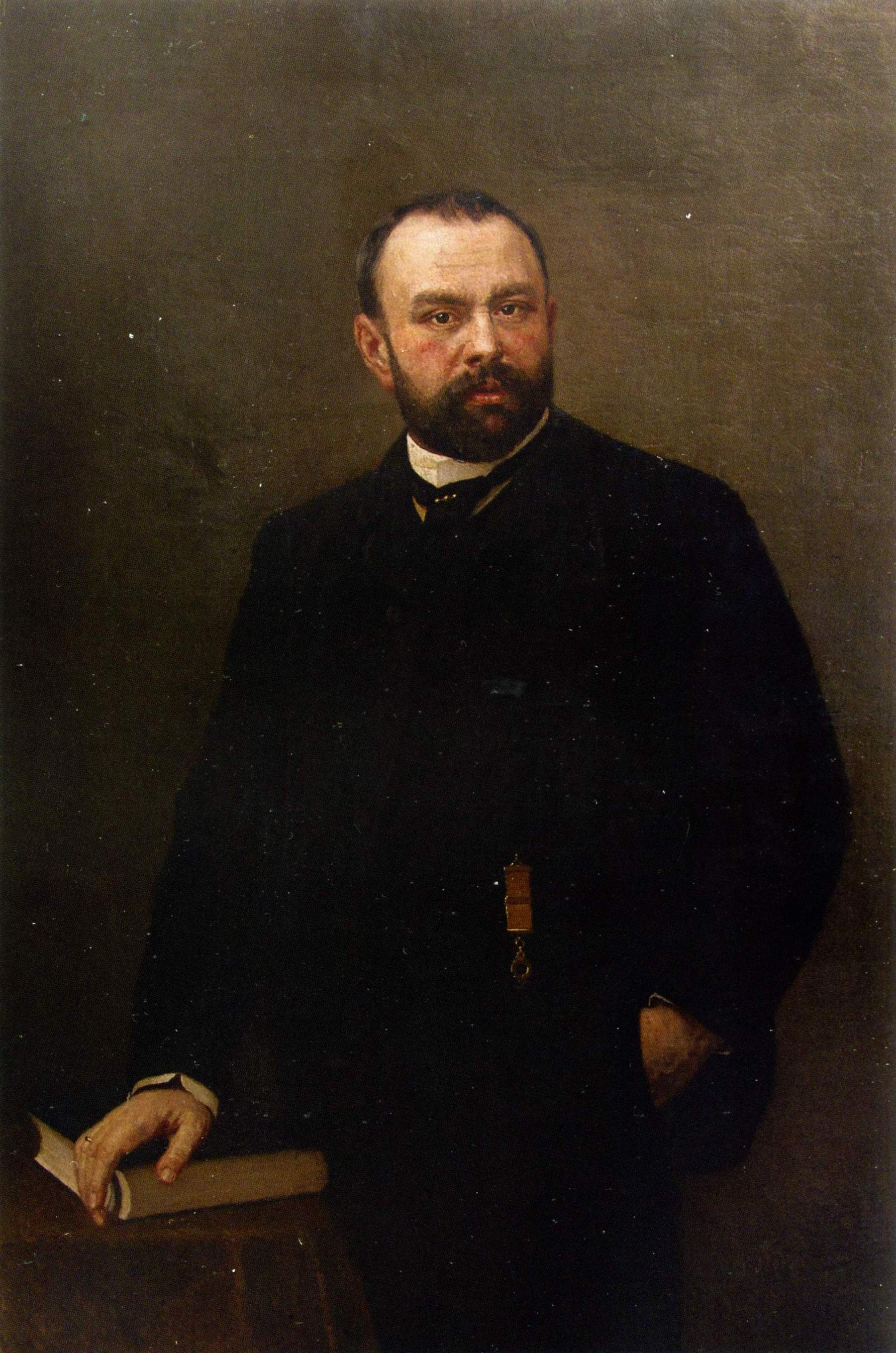 Бодаревский. Портрет неизвестного  . 1888