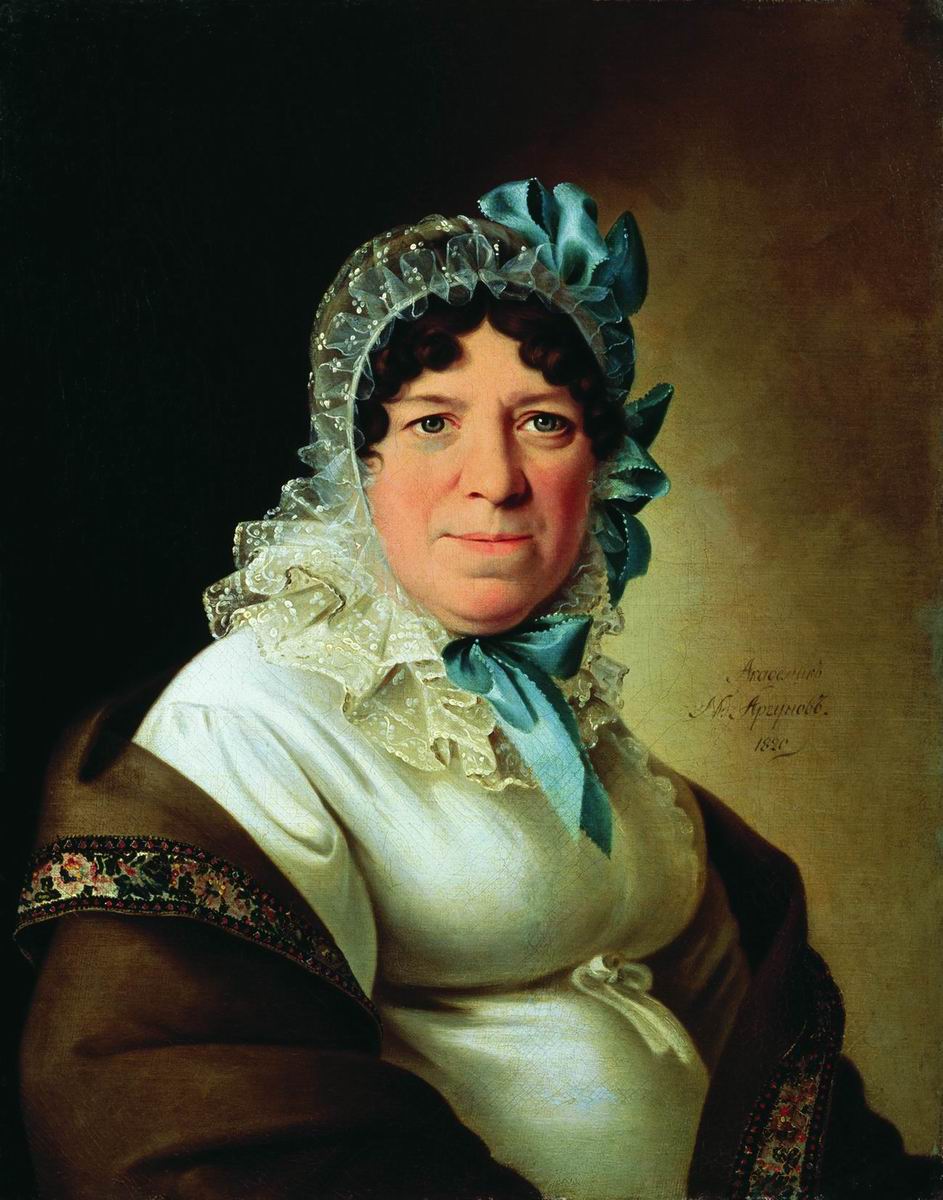 Аргунов Н.. Портрет Матрены Ивановны Соколовой. 1820