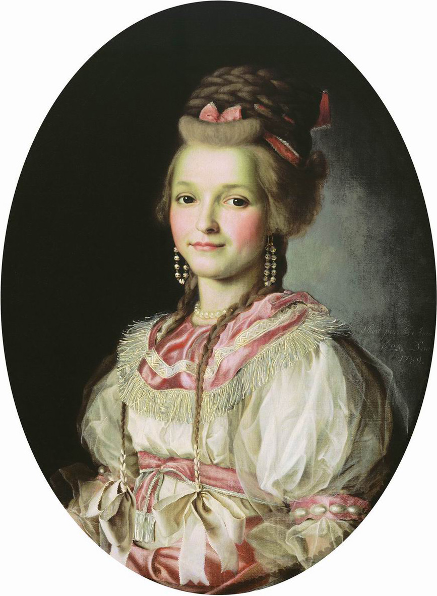 Аргунов Н.. Портрет Т.В.Шлыковой. 1789