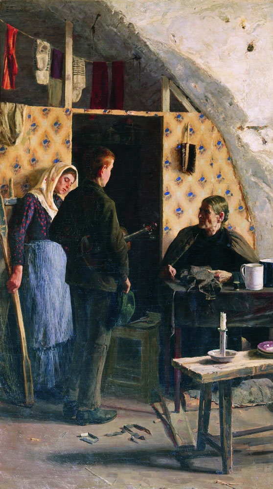 Поленова Е.. Без сил, без денег. 1895