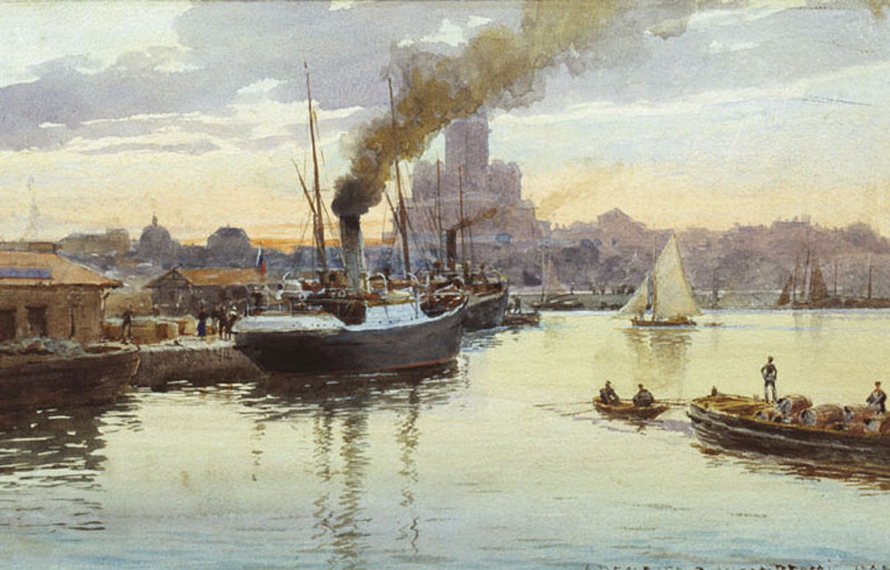 Бенуа Альб.. Порт. 1895