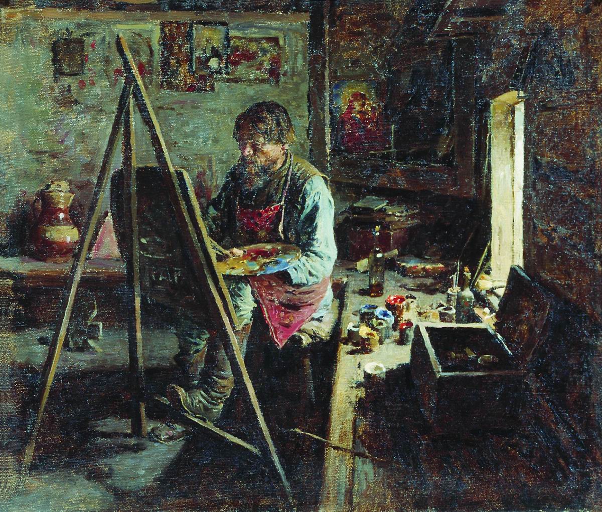 Архипов. Деревенский иконописец. 1889