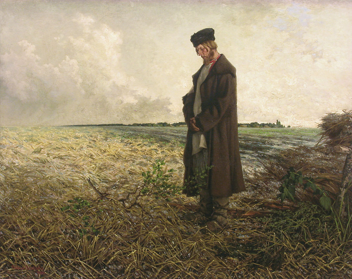 Яковлев П.. После градобития. 1884