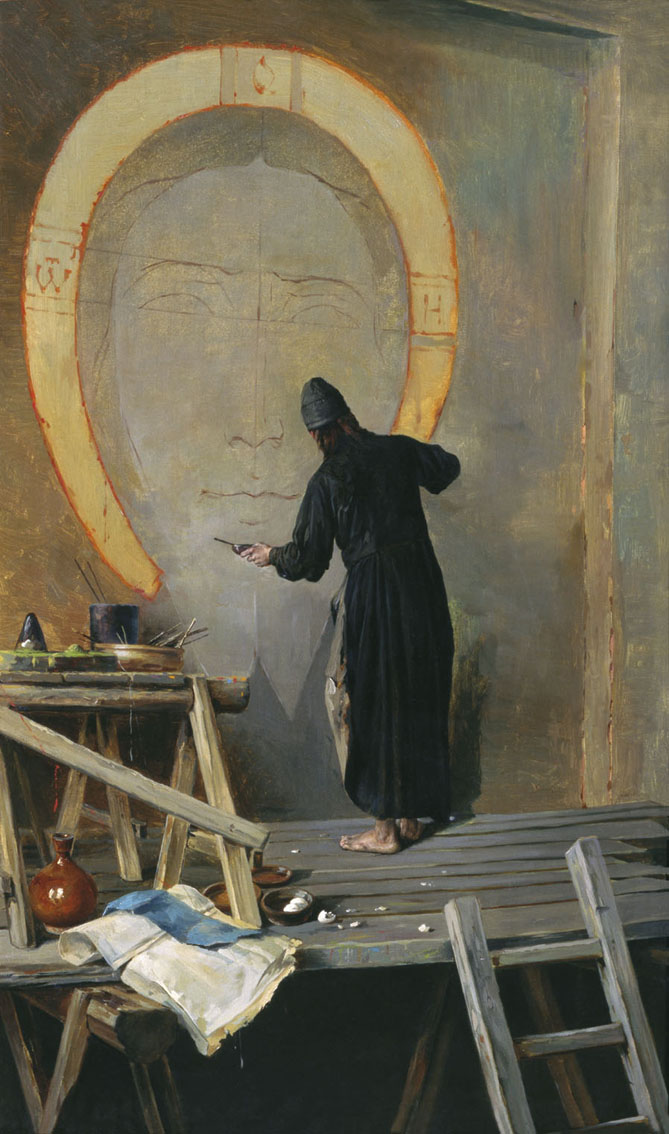 Янов. Инок-живописец. 1885