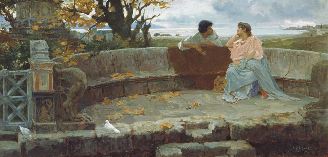 Селезнев. В Помпее. 1886