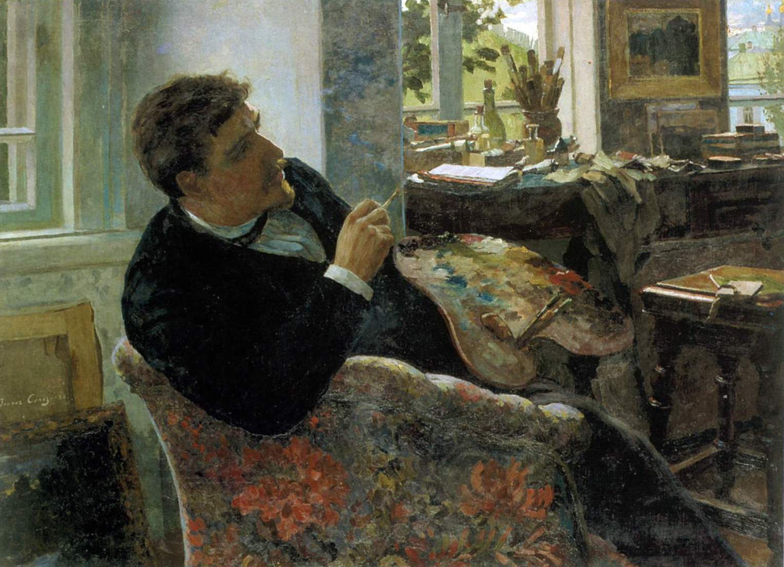 Селезнев. Портрет художника Ф.И. Данилова . 1905