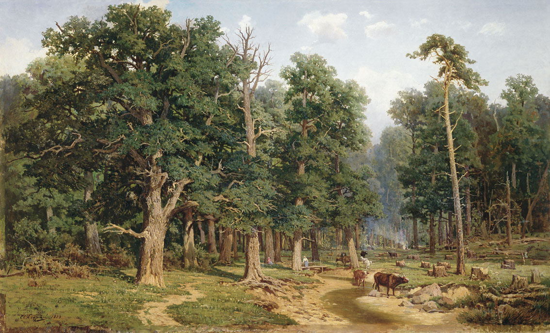 Егорнов А.. Дубовый лес. 1888
