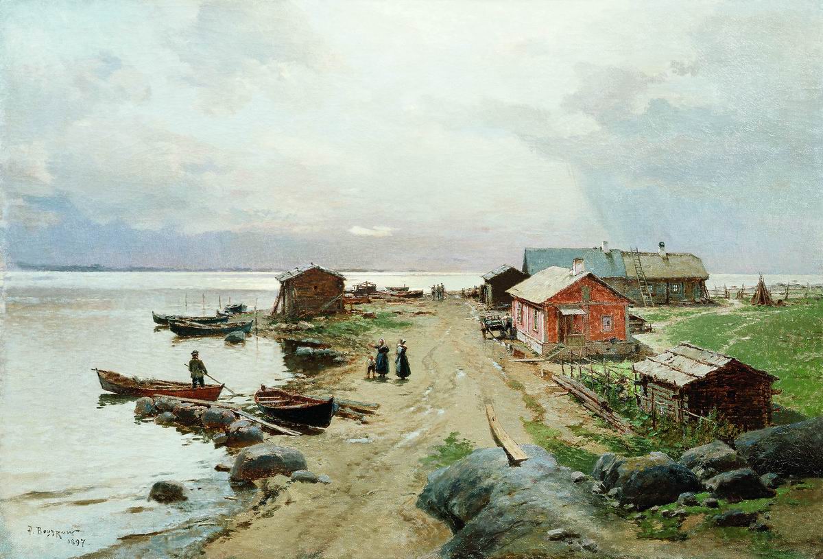 Беггров А.. Берег в окрестностях Гапсаля. 1897
